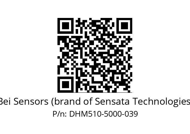  DHM5_10//RG55//05000//G3A020// Bei Sensors (brand of Sensata Technologies) DHM510-5000-039