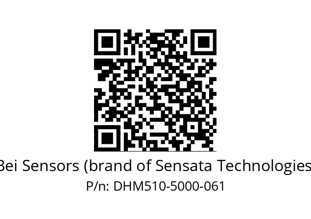  DHM5_10//RG57//05000//G8R// Bei Sensors (brand of Sensata Technologies) DHM510-5000-061