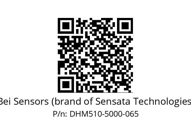  DHM5_10//5GT9//05000//GPR030// Bei Sensors (brand of Sensata Technologies) DHM510-5000-065