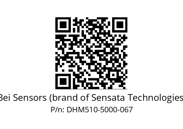  DHM5_10//RP59//05000//GPR020// Bei Sensors (brand of Sensata Technologies) DHM510-5000-067