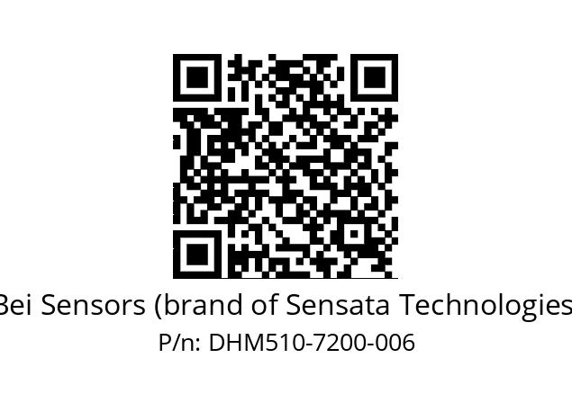  DHM5_10//RG59//07200//G6R// Bei Sensors (brand of Sensata Technologies) DHM510-7200-006