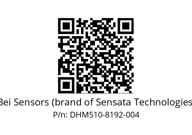  DHM5_10//RG29//08192//G6R// Bei Sensors (brand of Sensata Technologies) DHM510-8192-004