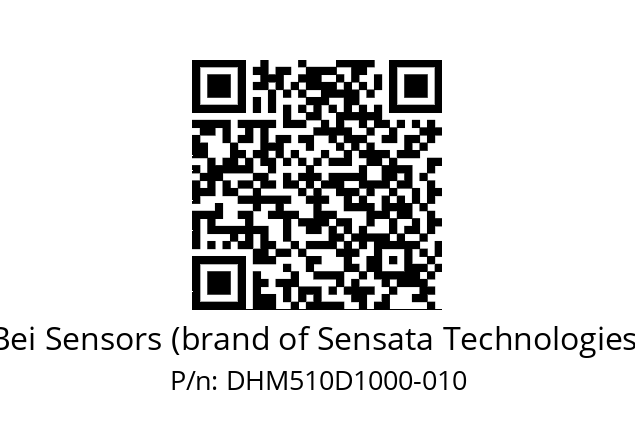  DHM5_10//2G29//10000//G8R// Bei Sensors (brand of Sensata Technologies) DHM510D1000-010