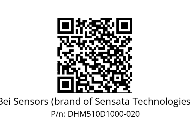  DHM5_10//RG59//10000//G3R020//--30-- Bei Sensors (brand of Sensata Technologies) DHM510D1000-020