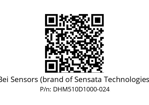  DHM5_10//2G29//10000//G3R070//--49-- Bei Sensors (brand of Sensata Technologies) DHM510D1000-024