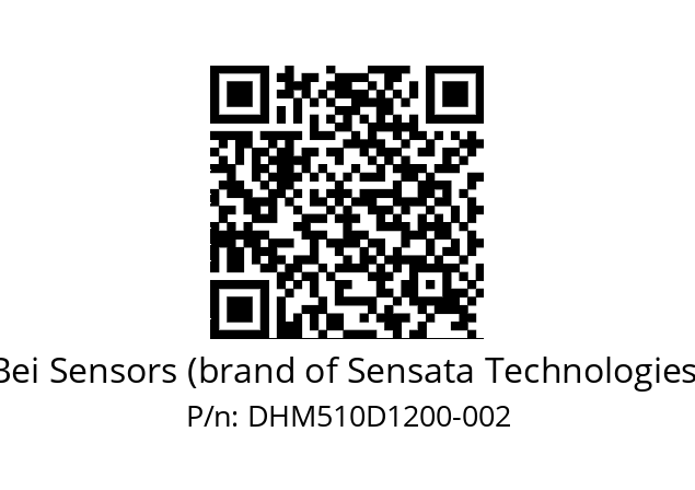  DHM5_10//RG59//12000//G6R// Bei Sensors (brand of Sensata Technologies) DHM510D1200-002