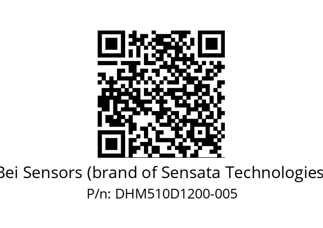  DHM5_10//2G29//12000//G3R020// Bei Sensors (brand of Sensata Technologies) DHM510D1200-005