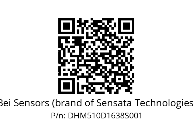  DHM5S10//RG29//16384//00A//--499I Bei Sensors (brand of Sensata Technologies) DHM510D1638S001