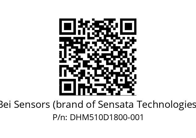  DHM5_10//RG59//18000//G6R// Bei Sensors (brand of Sensata Technologies) DHM510D1800-001