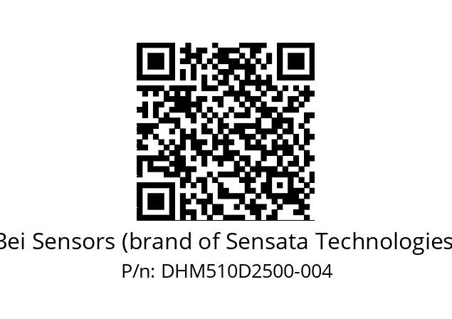  DHM5_10//RG59//25000//G3R020// Bei Sensors (brand of Sensata Technologies) DHM510D2500-004