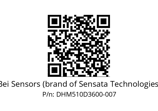  DHM5_10//RG55//36000//G3R100// Bei Sensors (brand of Sensata Technologies) DHM510D3600-007