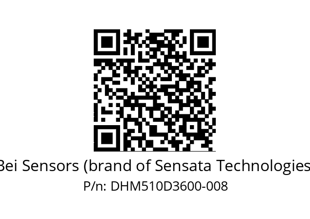  DHM5_10//RG59//36000//G6R// Bei Sensors (brand of Sensata Technologies) DHM510D3600-008