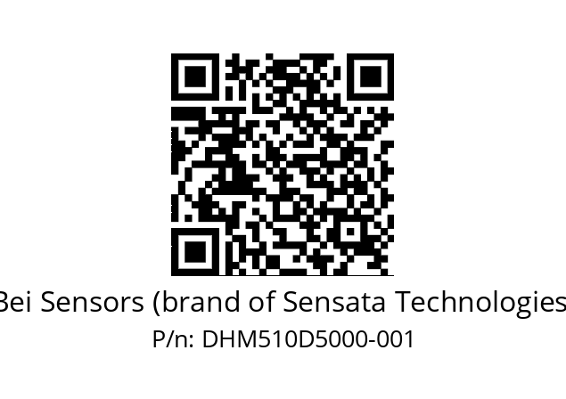  DHM5_10//RG59//50000//G8R// Bei Sensors (brand of Sensata Technologies) DHM510D5000-001