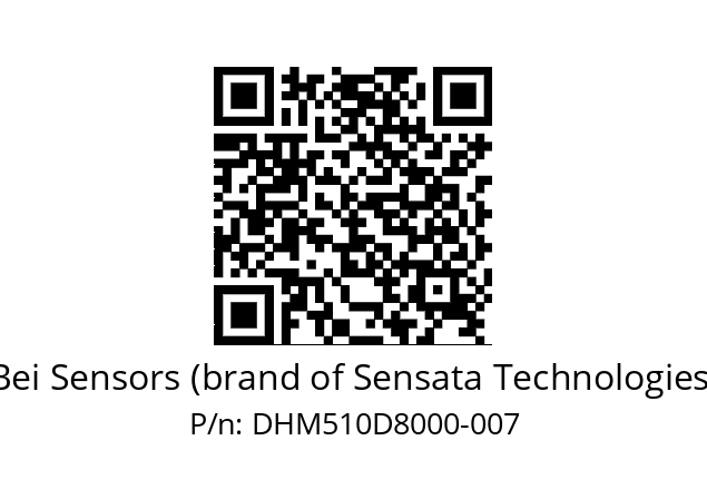  DHM5_10//2G29//80000//G3R020// Bei Sensors (brand of Sensata Technologies) DHM510D8000-007