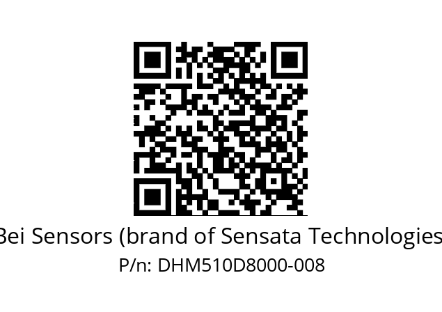  DHM5_10//RG29//80000//G6R// Bei Sensors (brand of Sensata Technologies) DHM510D8000-008