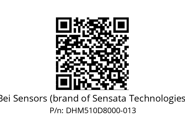  DHM5_10//RG29//80000//TEA300// Bei Sensors (brand of Sensata Technologies) DHM510D8000-013