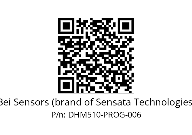  DHM5_10//RGXX//01000//G6R// Bei Sensors (brand of Sensata Technologies) DHM510-PROG-006