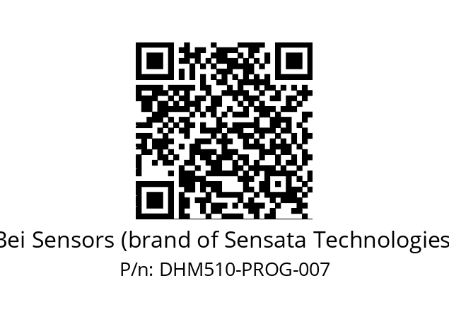  DHM5_10//RGXX//01000//GMR// Bei Sensors (brand of Sensata Technologies) DHM510-PROG-007