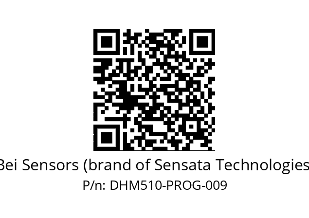  DHM5_10//RGYX//EPROG//GMR// Bei Sensors (brand of Sensata Technologies) DHM510-PROG-009