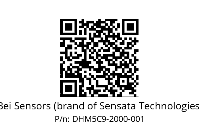  DHM5_C9//2G27//02000//G9A//--05-- Bei Sensors (brand of Sensata Technologies) DHM5C9-2000-001