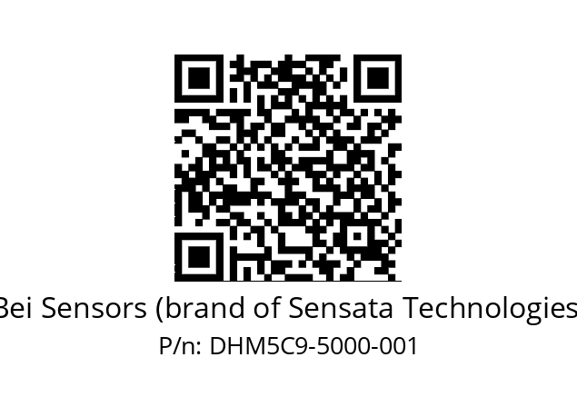  DHM5_C9//2G27//05000//G9A//--05-- Bei Sensors (brand of Sensata Technologies) DHM5C9-5000-001