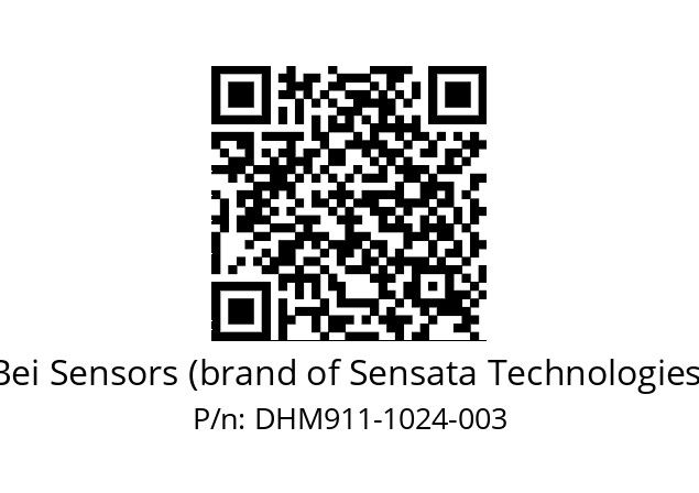  DHM9_11//RG59//01024//G3R150//C007-- Bei Sensors (brand of Sensata Technologies) DHM911-1024-003