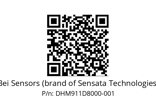  DHM9_11//RG29//80000//G6R//--07-- Bei Sensors (brand of Sensata Technologies) DHM911D8000-001