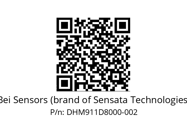  DHM9_11//RG59//80000//G6R//--07-- Bei Sensors (brand of Sensata Technologies) DHM911D8000-002