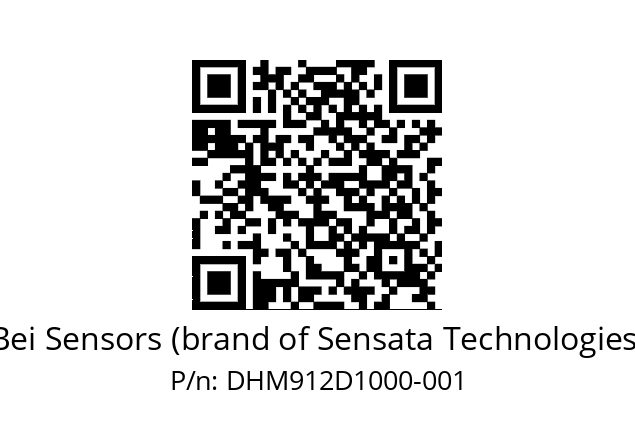  DHM9_12//RG59//10000//G3A030// Bei Sensors (brand of Sensata Technologies) DHM912D1000-001