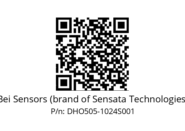  DHO5S05/OM/RG59//01024//G8R//D0---- Bei Sensors (brand of Sensata Technologies) DHO505-1024S001