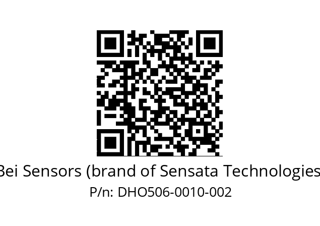  DHO5_06//RG5N//00010//G6R//D0---- Bei Sensors (brand of Sensata Technologies) DHO506-0010-002