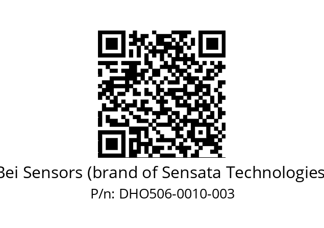  DHO5_06//RG5E//00010//G3R020//D0DD-- Bei Sensors (brand of Sensata Technologies) DHO506-0010-003