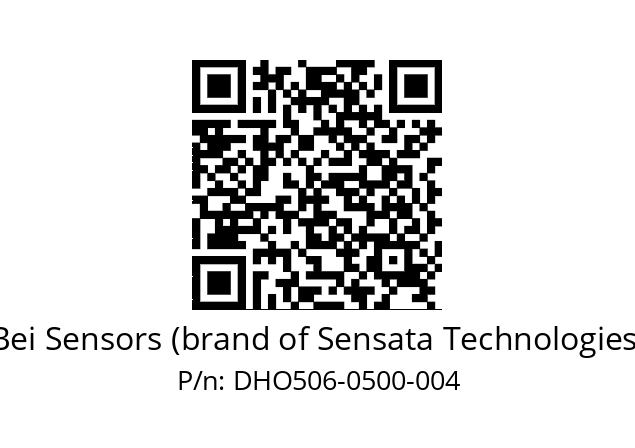  DHO5_06//RG59//00500//G6R//D0---- Bei Sensors (brand of Sensata Technologies) DHO506-0500-004