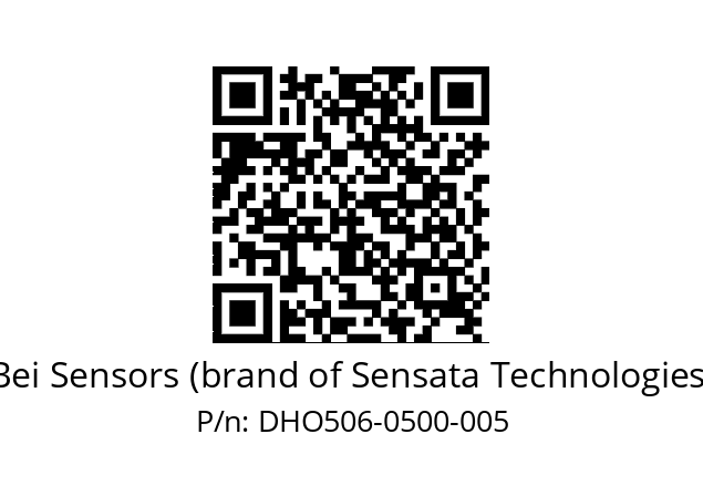  DHO5_06//5GT2//00500//G2R//D0---- Bei Sensors (brand of Sensata Technologies) DHO506-0500-005