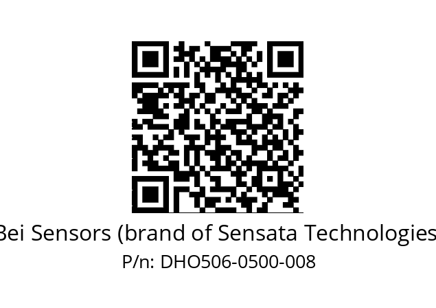  DHO5_06//RG52//00500//G2R//D0DD-- Bei Sensors (brand of Sensata Technologies) DHO506-0500-008