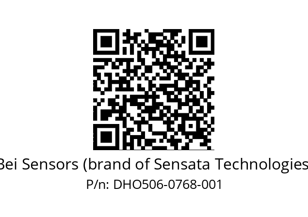  DHO5_06//RG59//00768//G6R//D0---- Bei Sensors (brand of Sensata Technologies) DHO506-0768-001