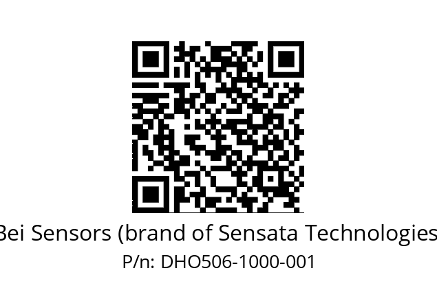  DHO5_06//RG59//01000//G3R020//D0DD-- Bei Sensors (brand of Sensata Technologies) DHO506-1000-001