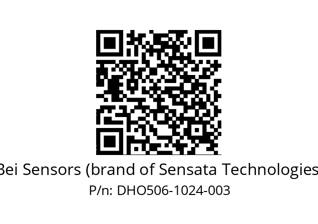  DHO5_06//2G29//01024//G6R//D0DD-- Bei Sensors (brand of Sensata Technologies) DHO506-1024-003