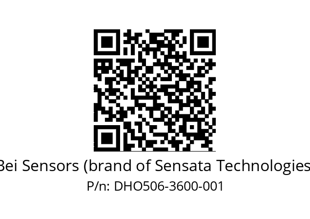  DHO5_06//2G29//03600//GPR020//D0---- Bei Sensors (brand of Sensata Technologies) DHO506-3600-001