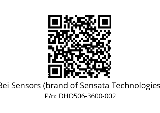  DHO5_06//RG59//03600//GPR020//D0---- Bei Sensors (brand of Sensata Technologies) DHO506-3600-002