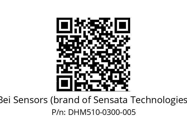  DHM5_10//RG59//00300//G6R// Bei Sensors (brand of Sensata Technologies) DHM510-0300-005