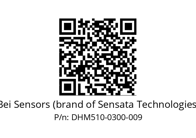  DHM5_10//RG59//00300//GDA// Bei Sensors (brand of Sensata Technologies) DHM510-0300-009