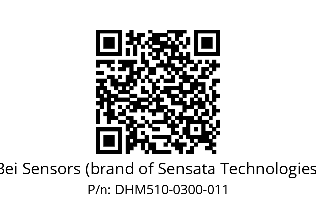  DHM5_10//RG57//00300//G3R100// Bei Sensors (brand of Sensata Technologies) DHM510-0300-011