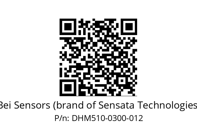  DHM5_10//RG59//00300//G8R// Bei Sensors (brand of Sensata Technologies) DHM510-0300-012