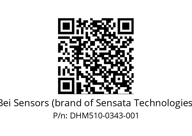  DHM5_10//RG51//00343//G1R// Bei Sensors (brand of Sensata Technologies) DHM510-0343-001