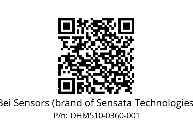  DHM5_10//RG59//00360//G6R// Bei Sensors (brand of Sensata Technologies) DHM510-0360-001