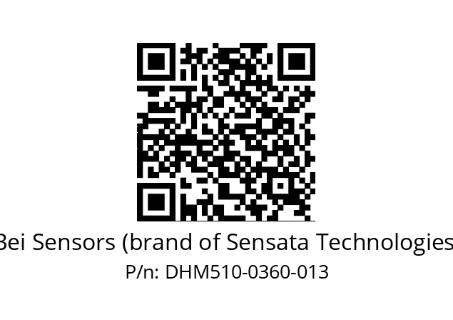  DHM5_10//5GT2//00360//G2R// Bei Sensors (brand of Sensata Technologies) DHM510-0360-013