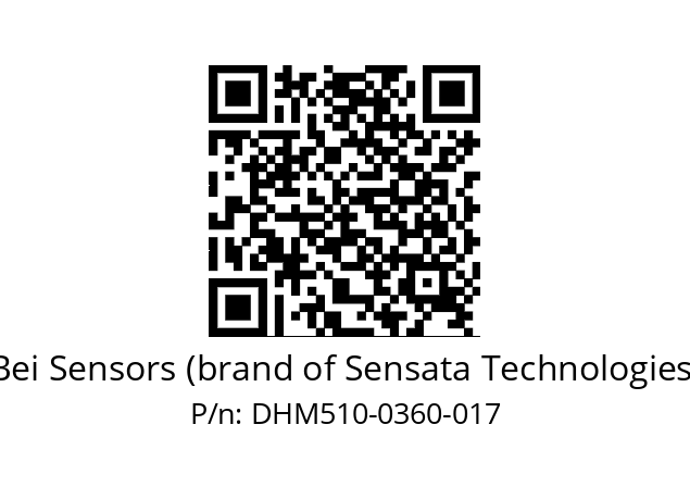  DHM5_10//RP59//00360//G8R// Bei Sensors (brand of Sensata Technologies) DHM510-0360-017