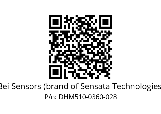  DHM5_10//RP29//00360//G3R020// Bei Sensors (brand of Sensata Technologies) DHM510-0360-028