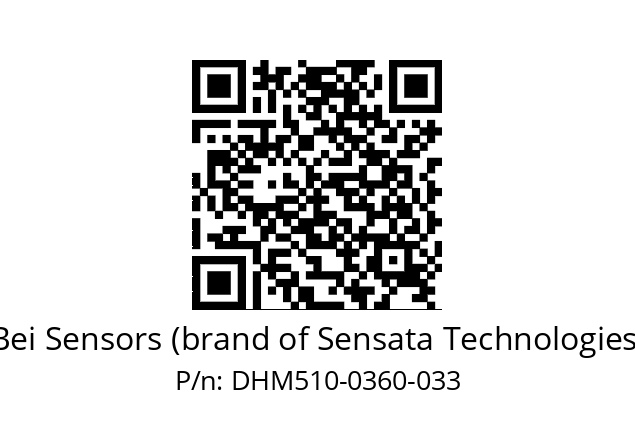  DHM5_10//RG52//00360//G2A// Bei Sensors (brand of Sensata Technologies) DHM510-0360-033